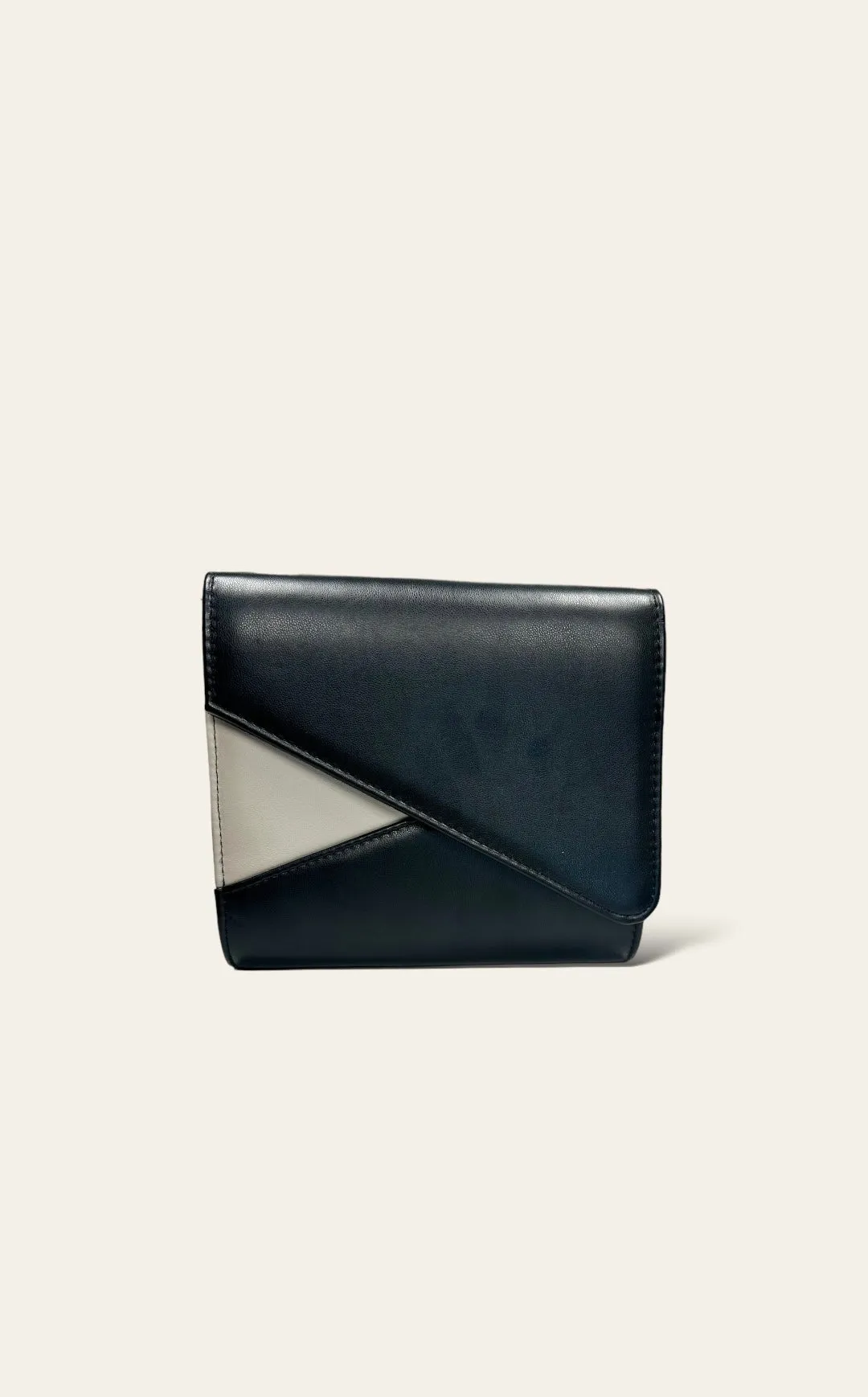 Asymmetrical Black Clutch