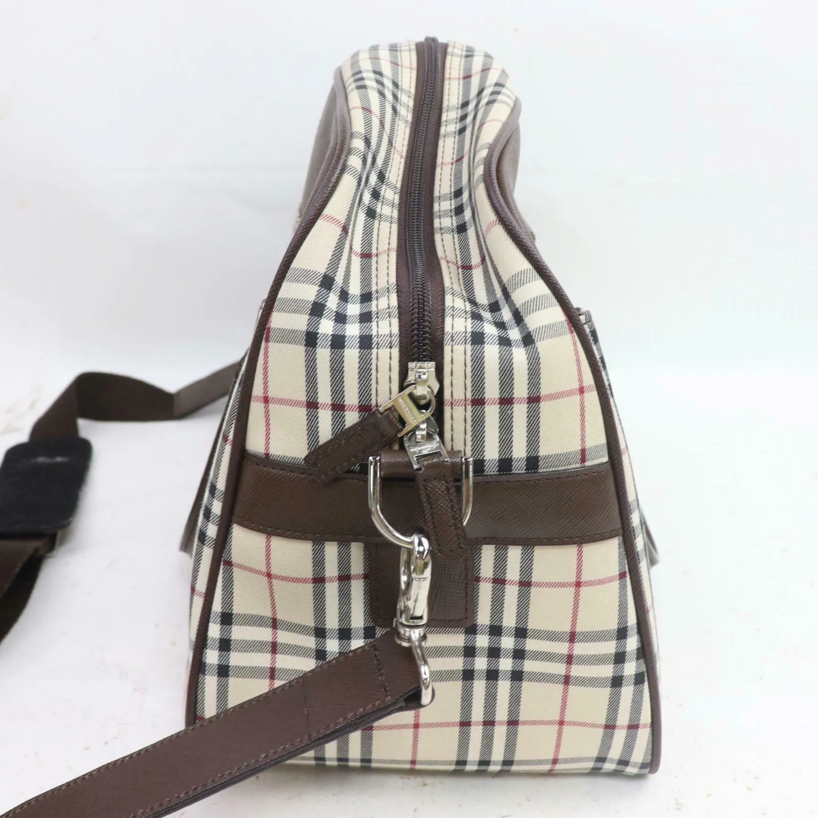 Brand Inspired Trendy Inspired Burberry Hand Bag Light Brown Nylon (shc7-10103)