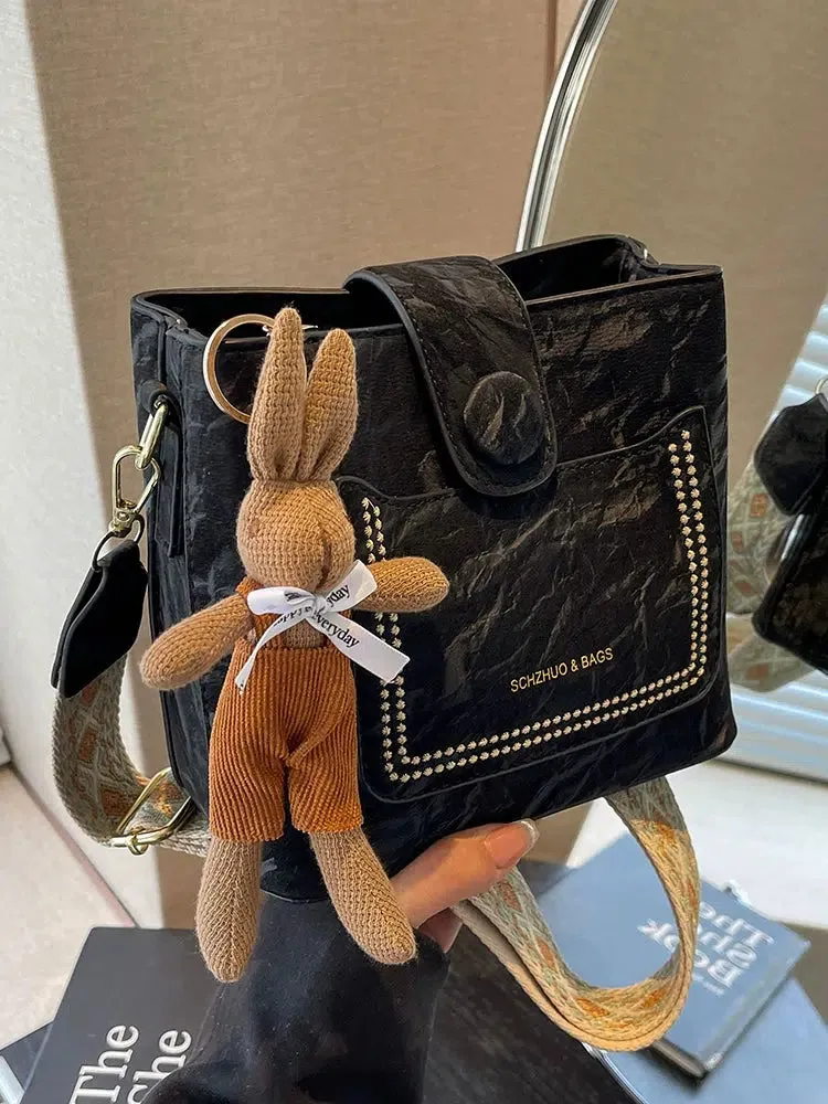 Bunny Keychain Stylish Handbag