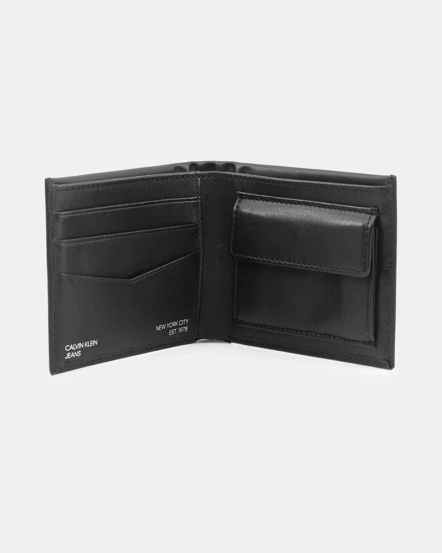 Calvin Klein Printed Mono Billfold Wallet Black