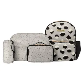 District Backpack Diaper Bag in Inkblot Ikat