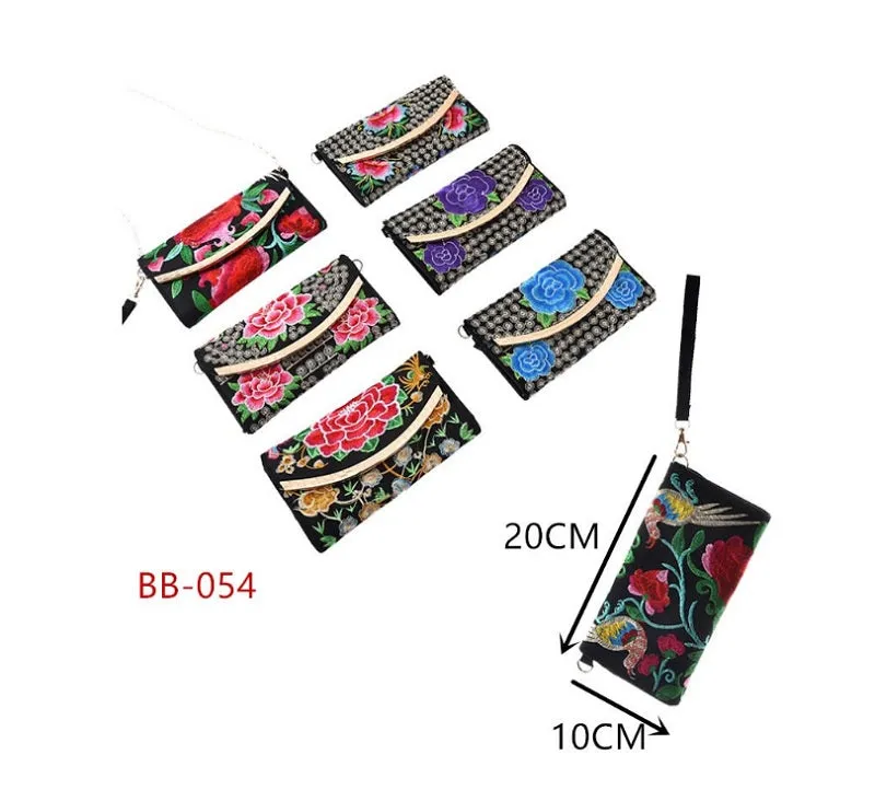 Embroidered Fashion Wallets Wholesale