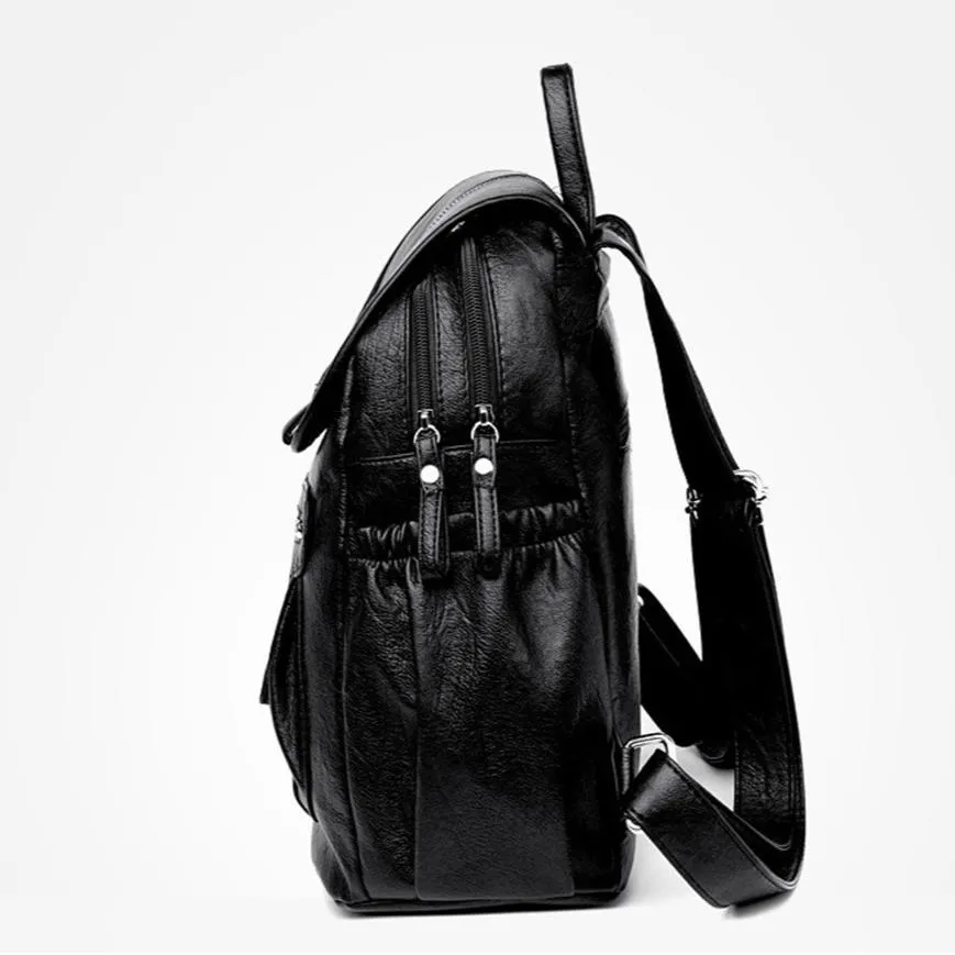 GALILEA™ - Lightweight Leather Backpack