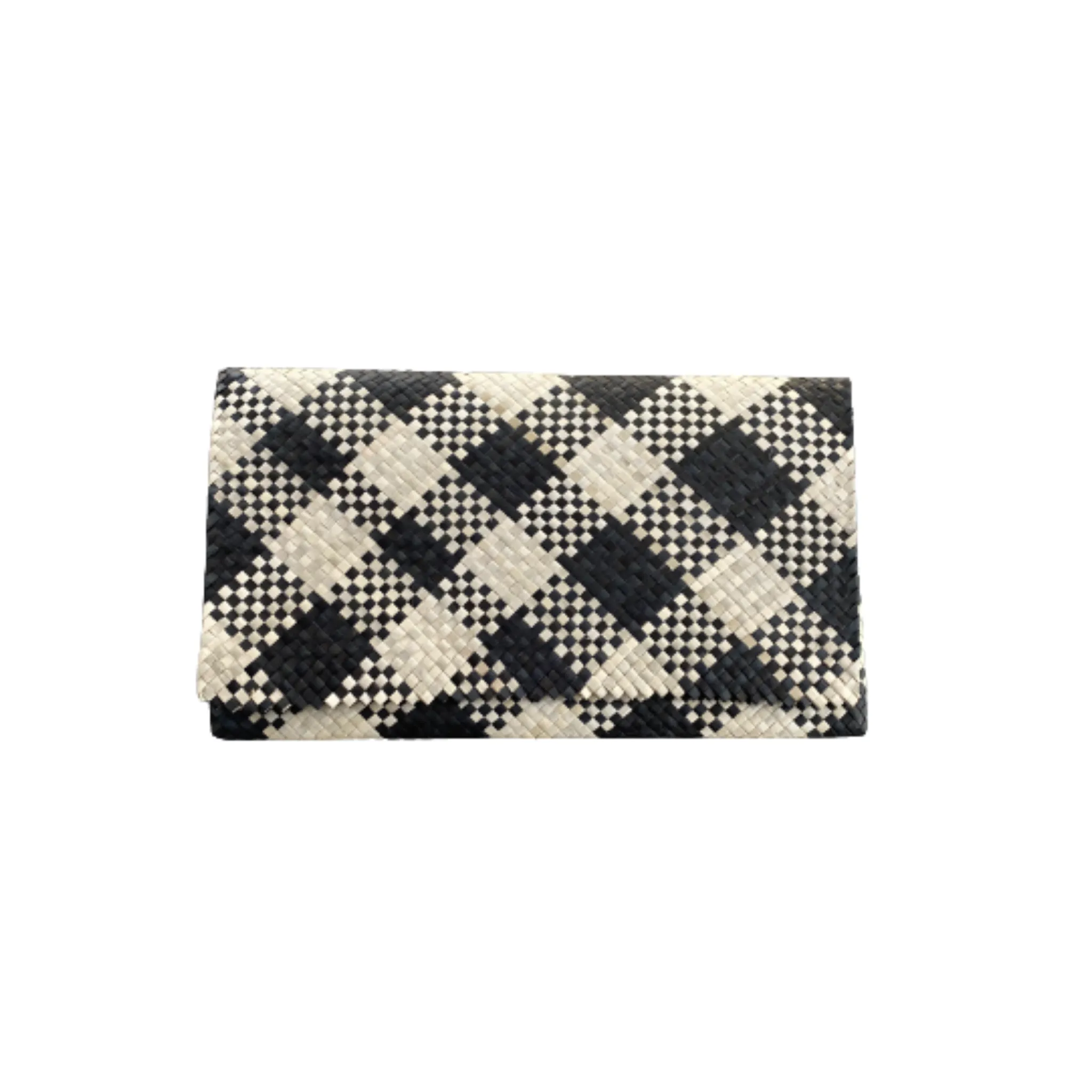 Krabi Clutch - Check (Black)