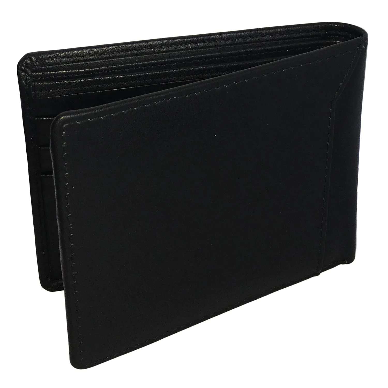 Monogrammed Personalized Leather RFID Blocking Bifold Slim Men's Wallet