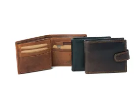 Oran Leather - Luca Wallet - Brown | Black | Brandy