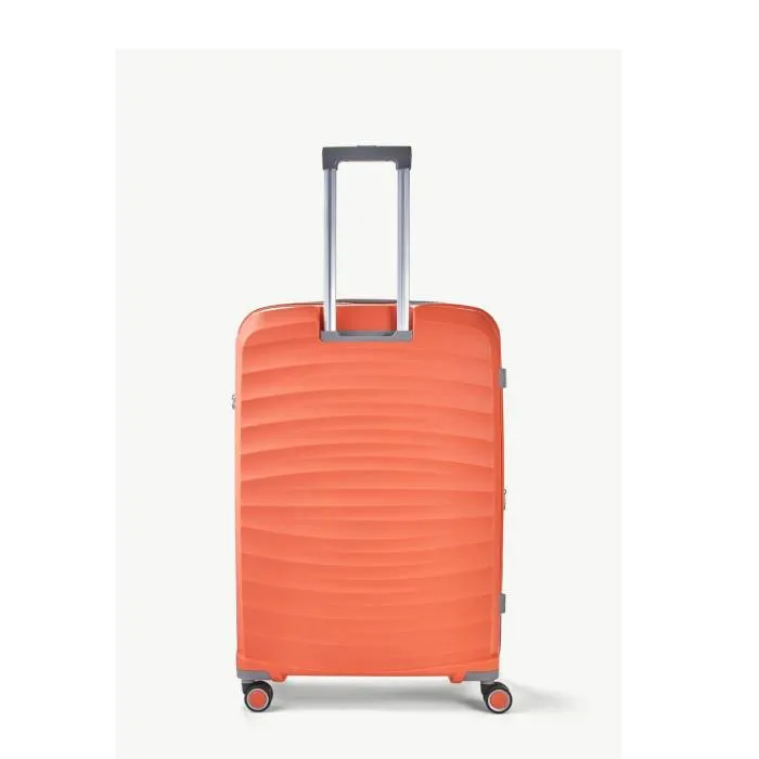 Rock Sunwave Expandable Spinner Large Suitcase 79cm - Peach