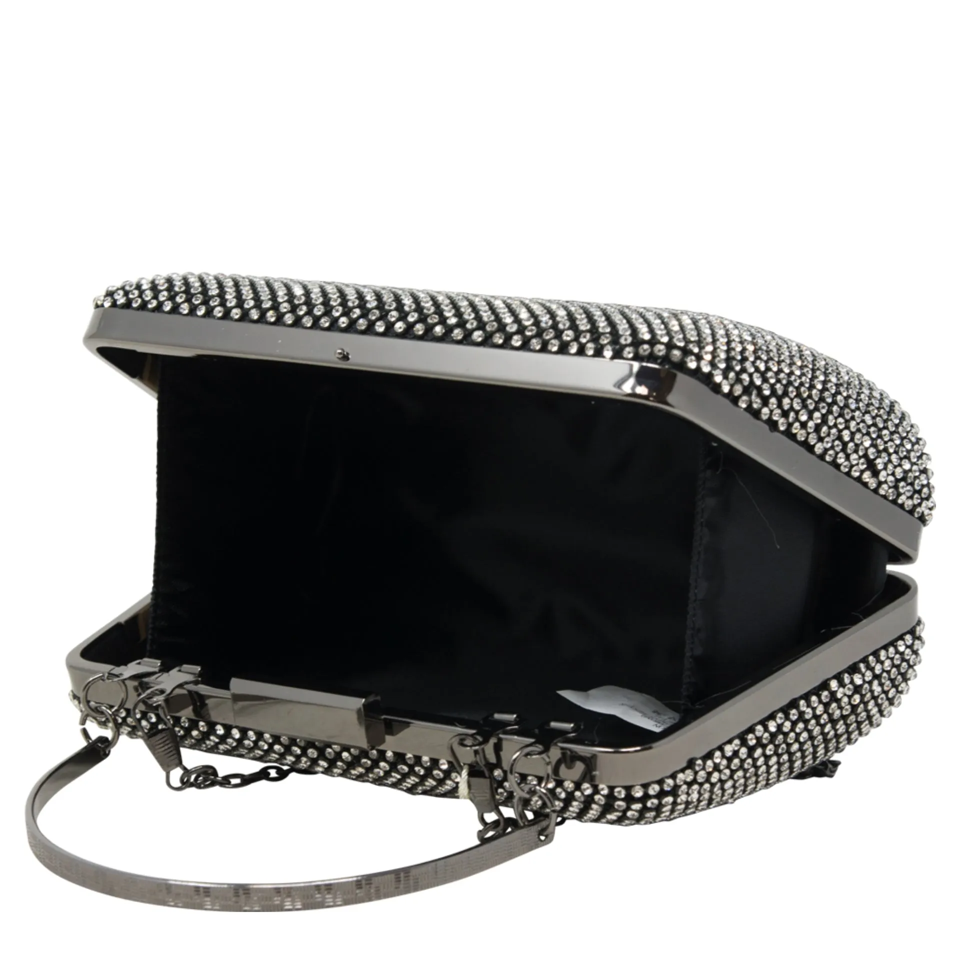 Sparkly Black Clasp Clutch