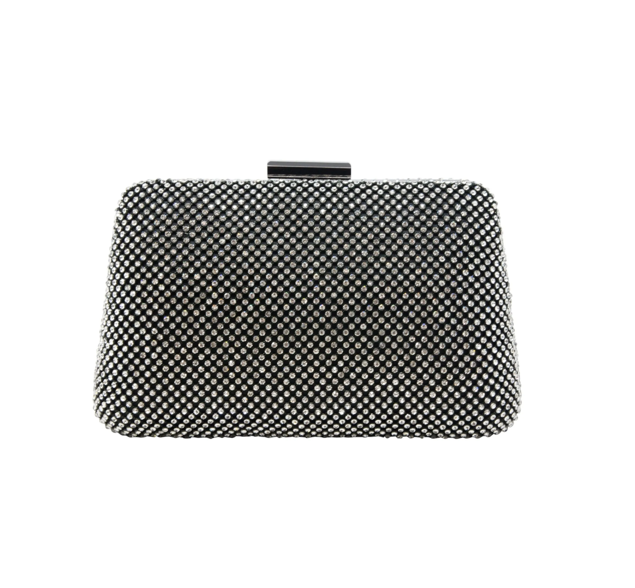 Sparkly Black Clasp Clutch