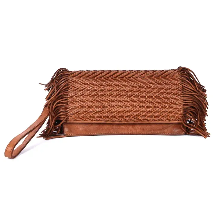 Tessa Fringe Clutch