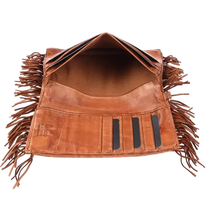 Tessa Fringe Clutch