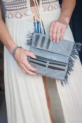 Tessa Fringe Clutch