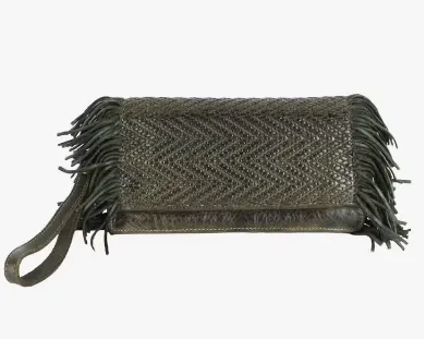 Tessa Fringe Clutch