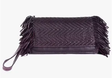 Tessa Fringe Clutch