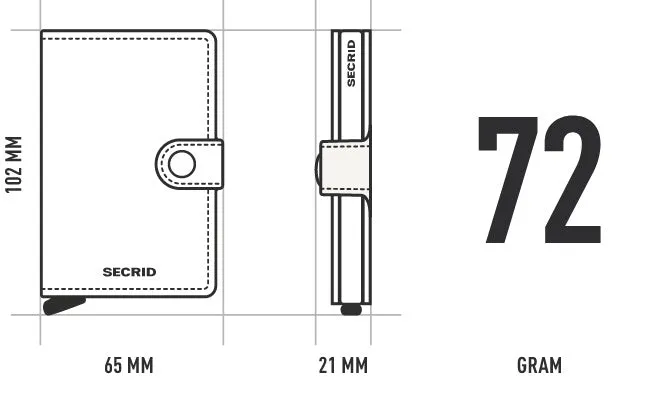 Textured Miniwallet / Click for Colors