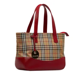 Trendy Inspired Burberry Haymarket Check Handbag