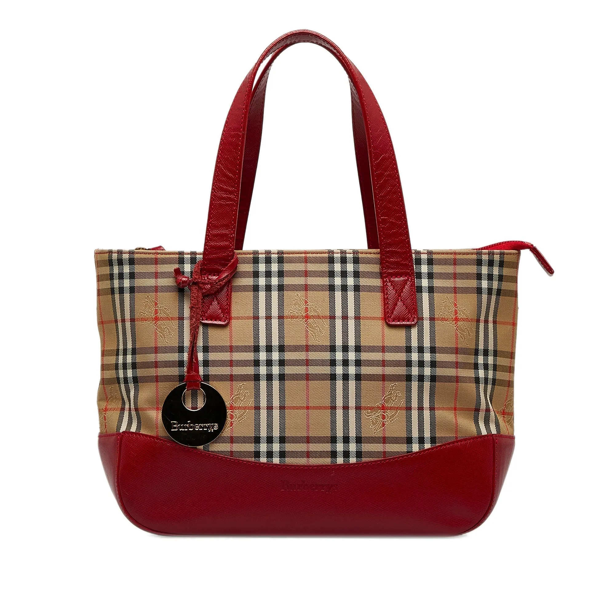 Trendy Inspired Burberry Haymarket Check Handbag