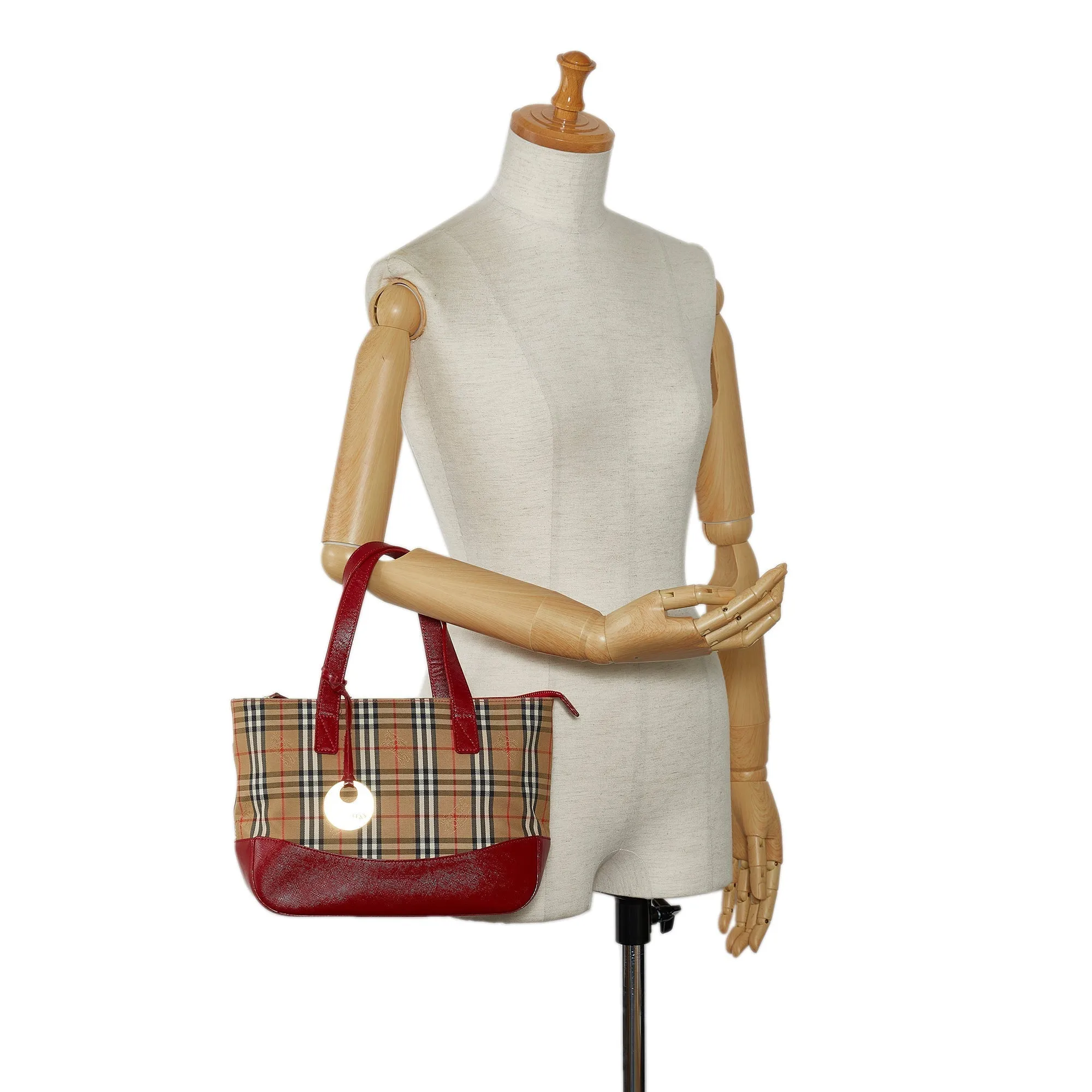 Trendy Inspired Burberry Haymarket Check Handbag