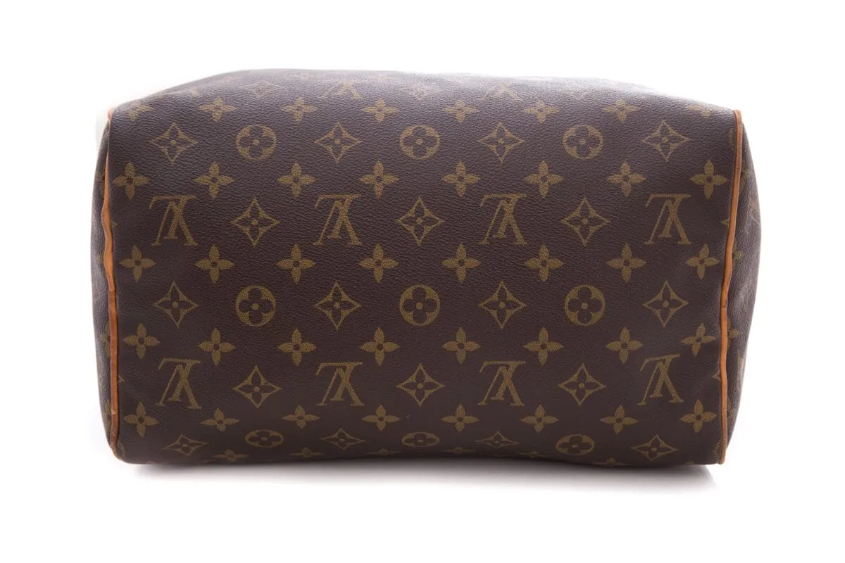 Trendy Inspired Louis Vuitton 2007 Brown Monogram Speedy Handbag